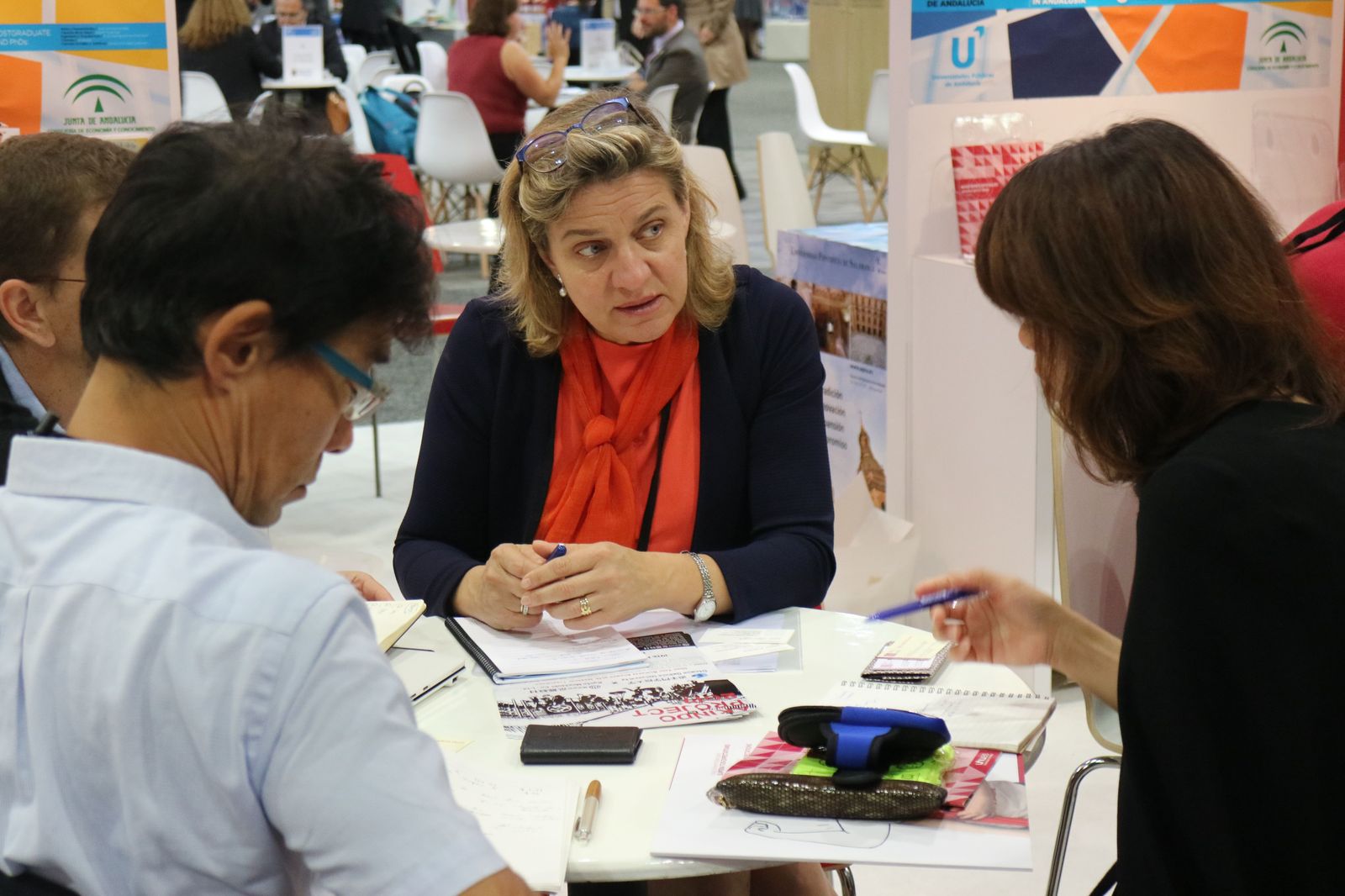 La delegación andaluza, en Nafsa 2017