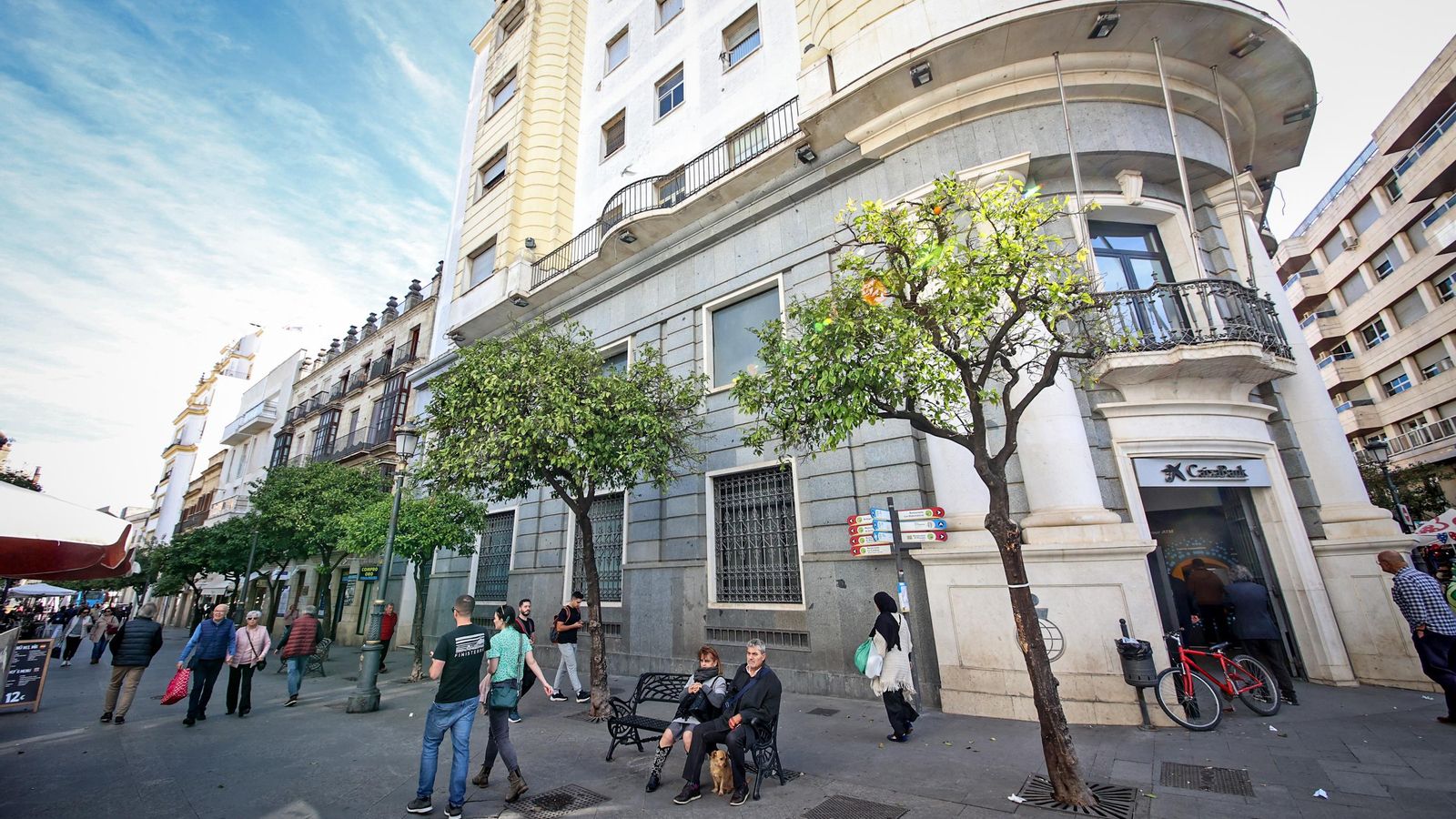 Edificio de Lancería, donde se ubicará el segundo hotel de la Fundación Cajasol.