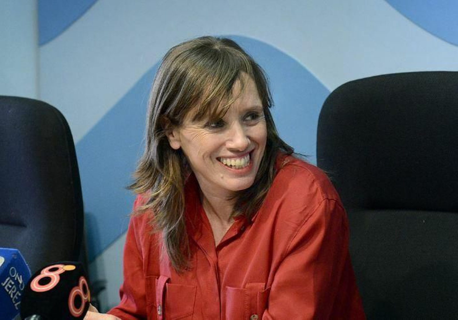 Laura Álvarez, durante una comparecencia.