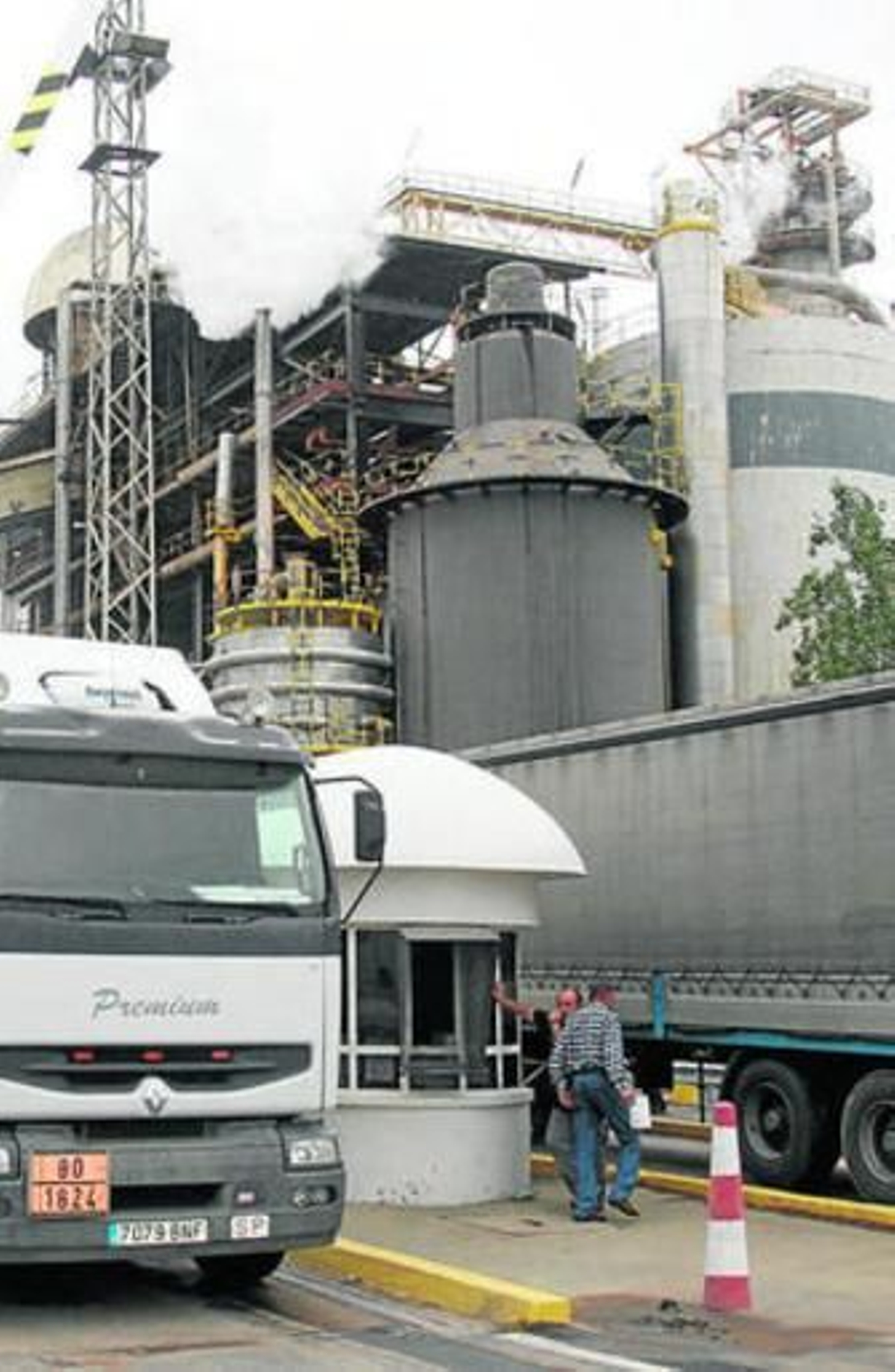 La factoría de ENCE en San Juan del Puerto.