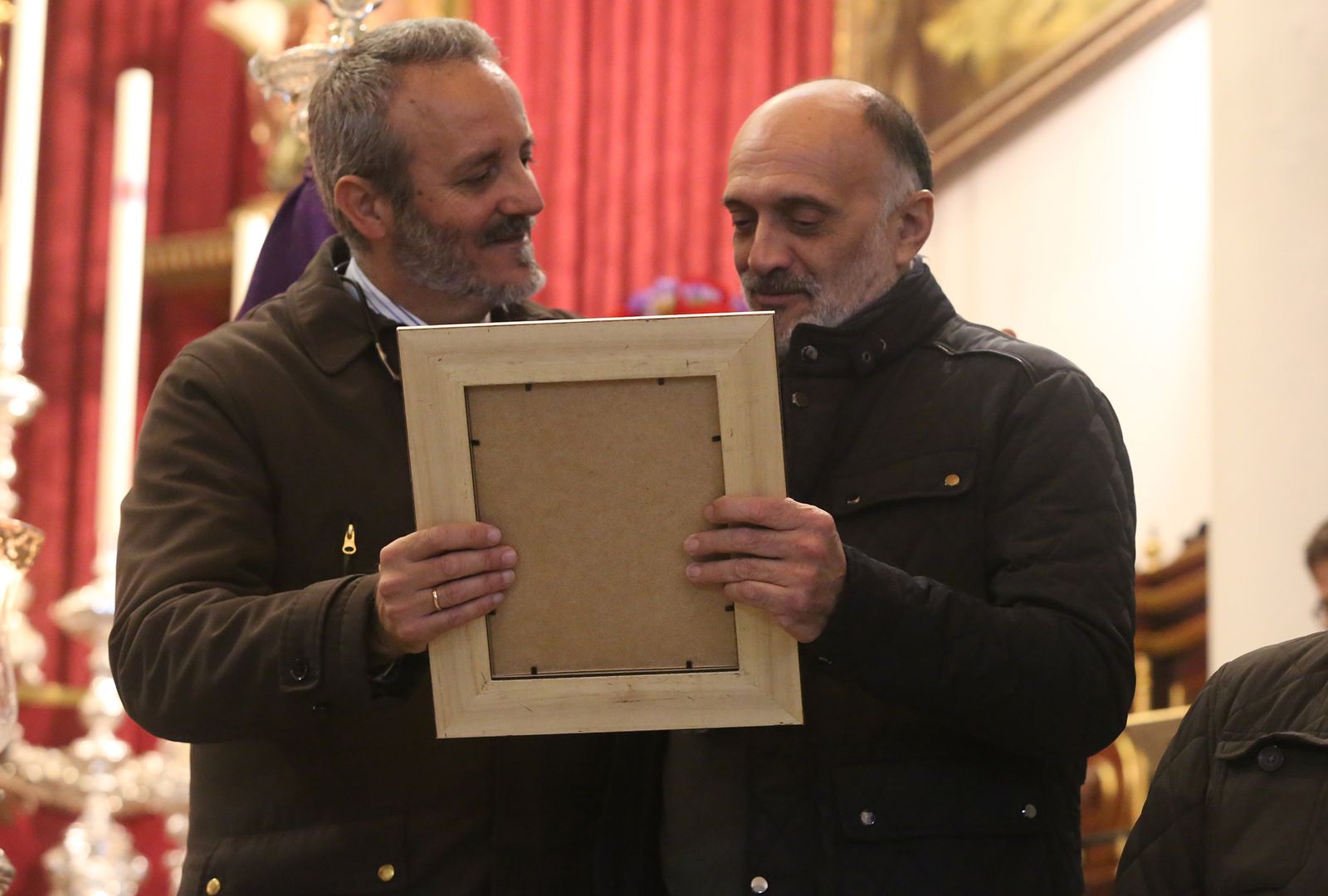 Imagenes de la misa de acción de gracias por el aniversario de la cuadrilla de costaleros