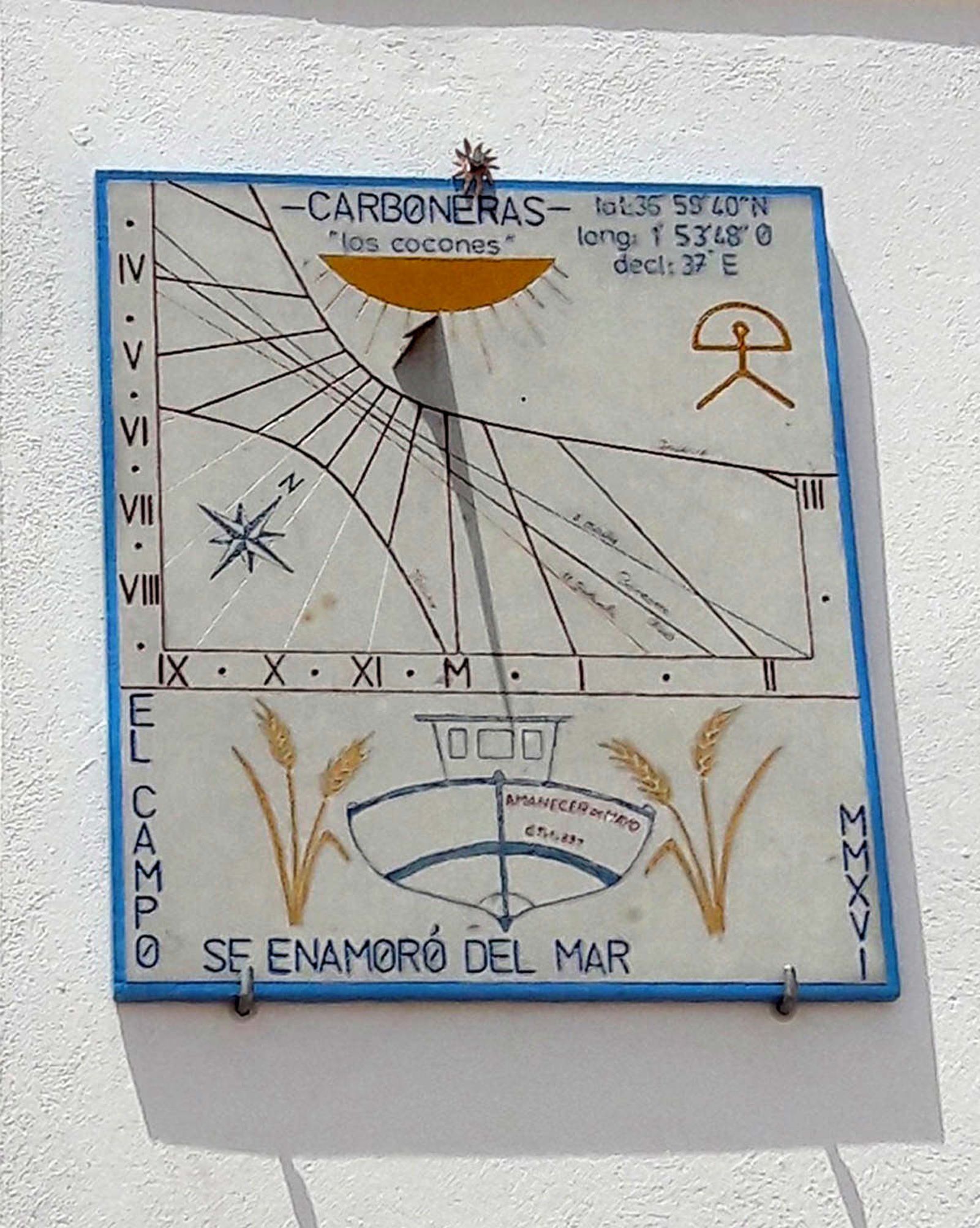 Reloj de Sol en Carboneras
