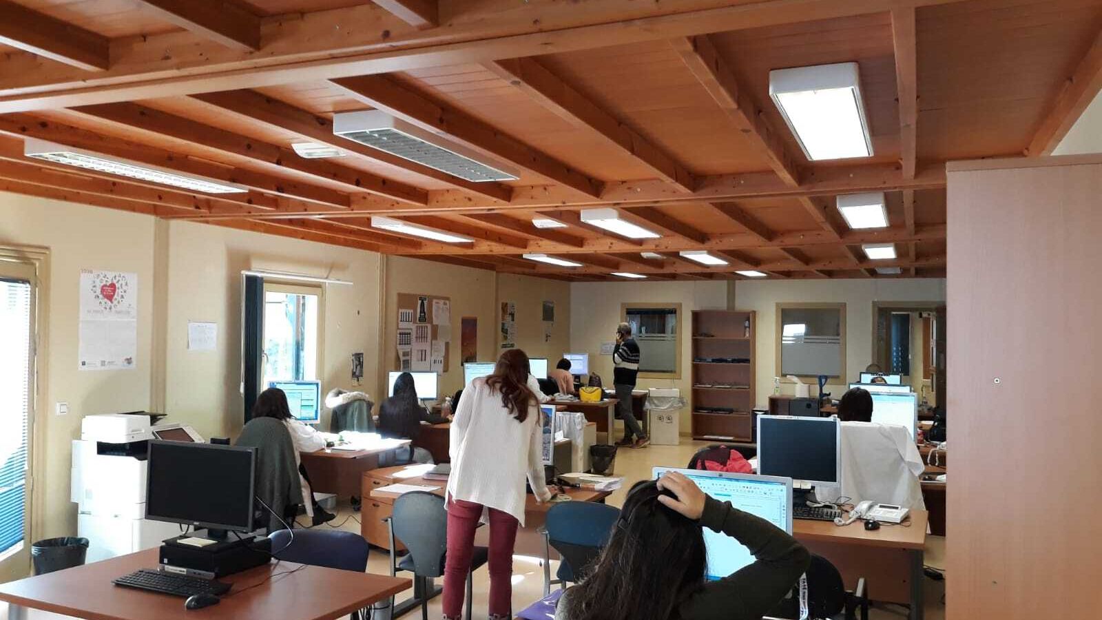 El equipo de Epidemiología en sus instalaciones de Algeciras.