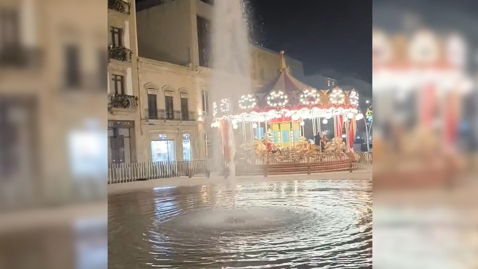 Así funciona la nueva fuente de la Puerta Purchena de Almería