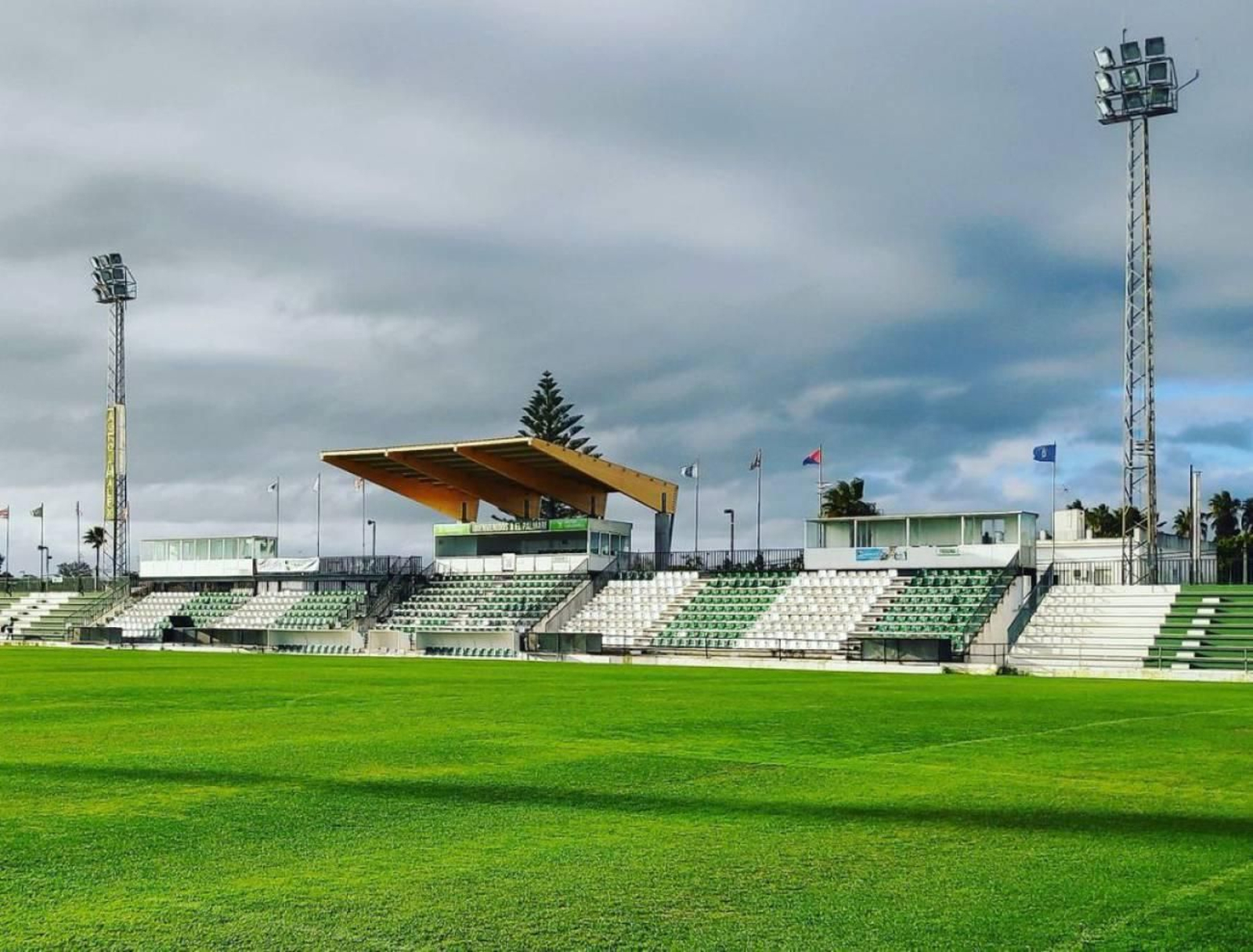 Vista del estadio El Palmar