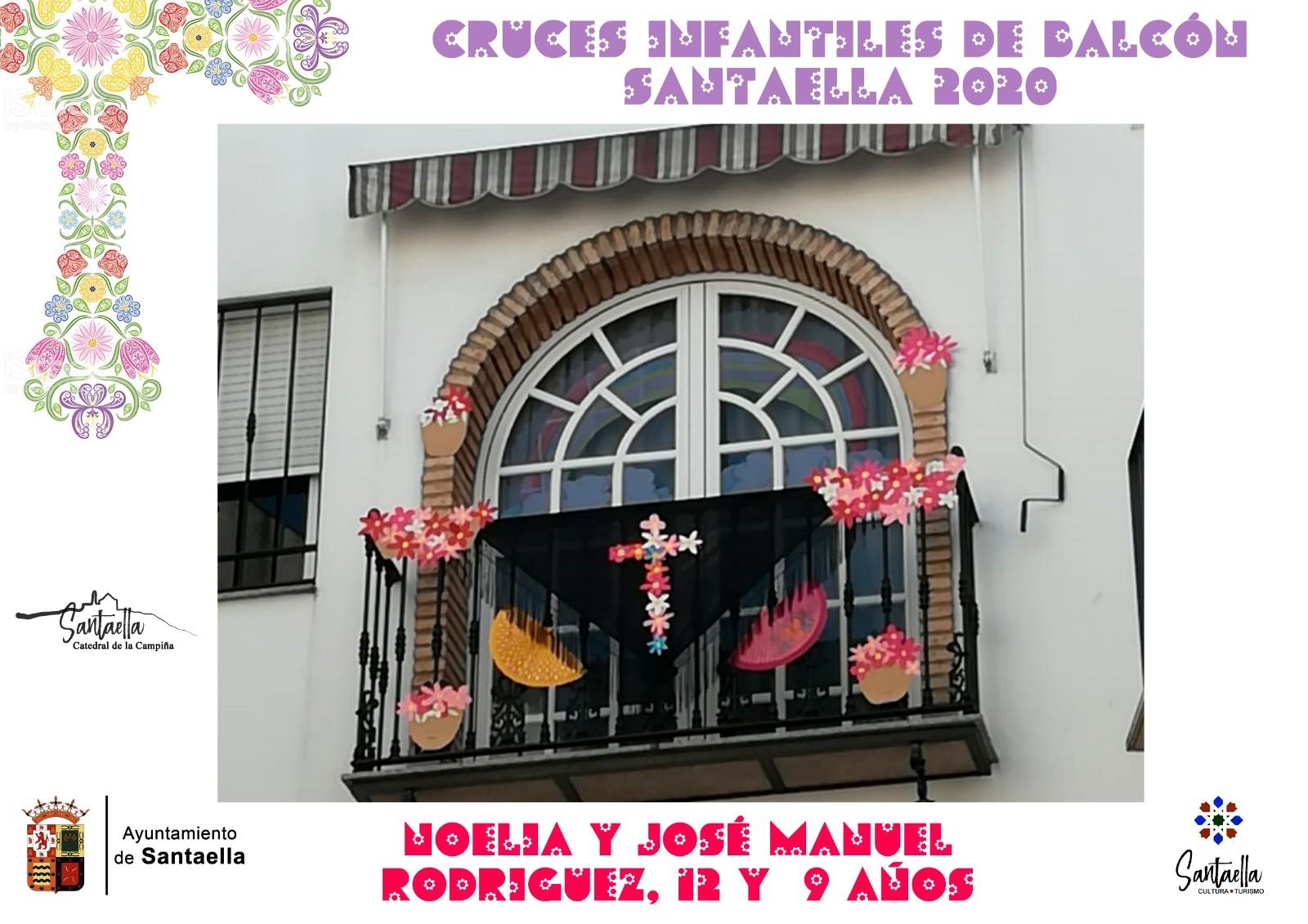 Así son las Cruces de Mayo de los niños de Santaella