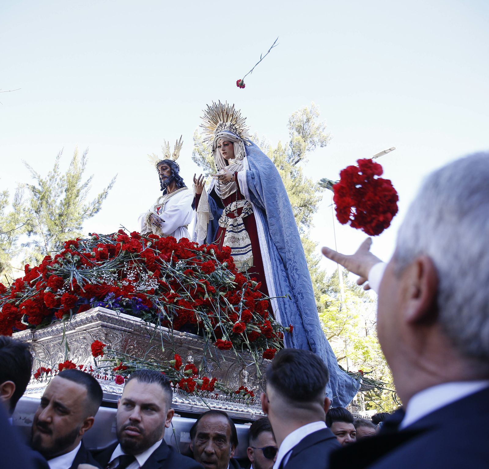Las fotos del traslado del Cautivo