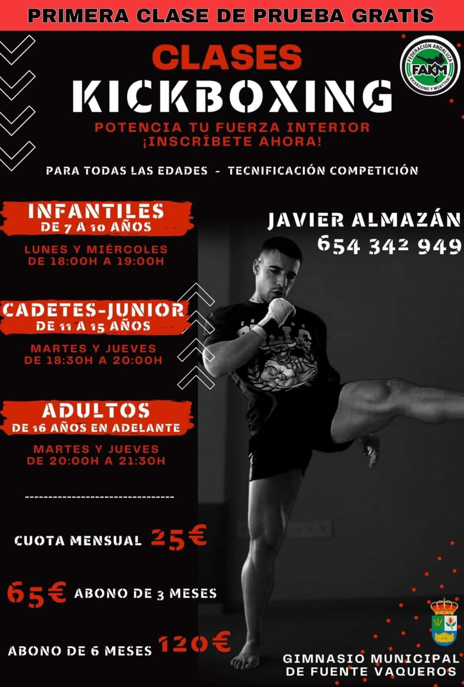 Cartel anunciador de la escuela