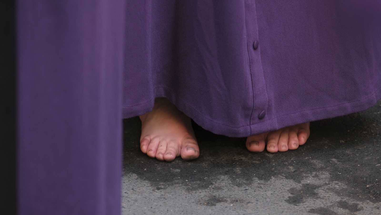 La procesión de Pasión en Almería, en imágenes