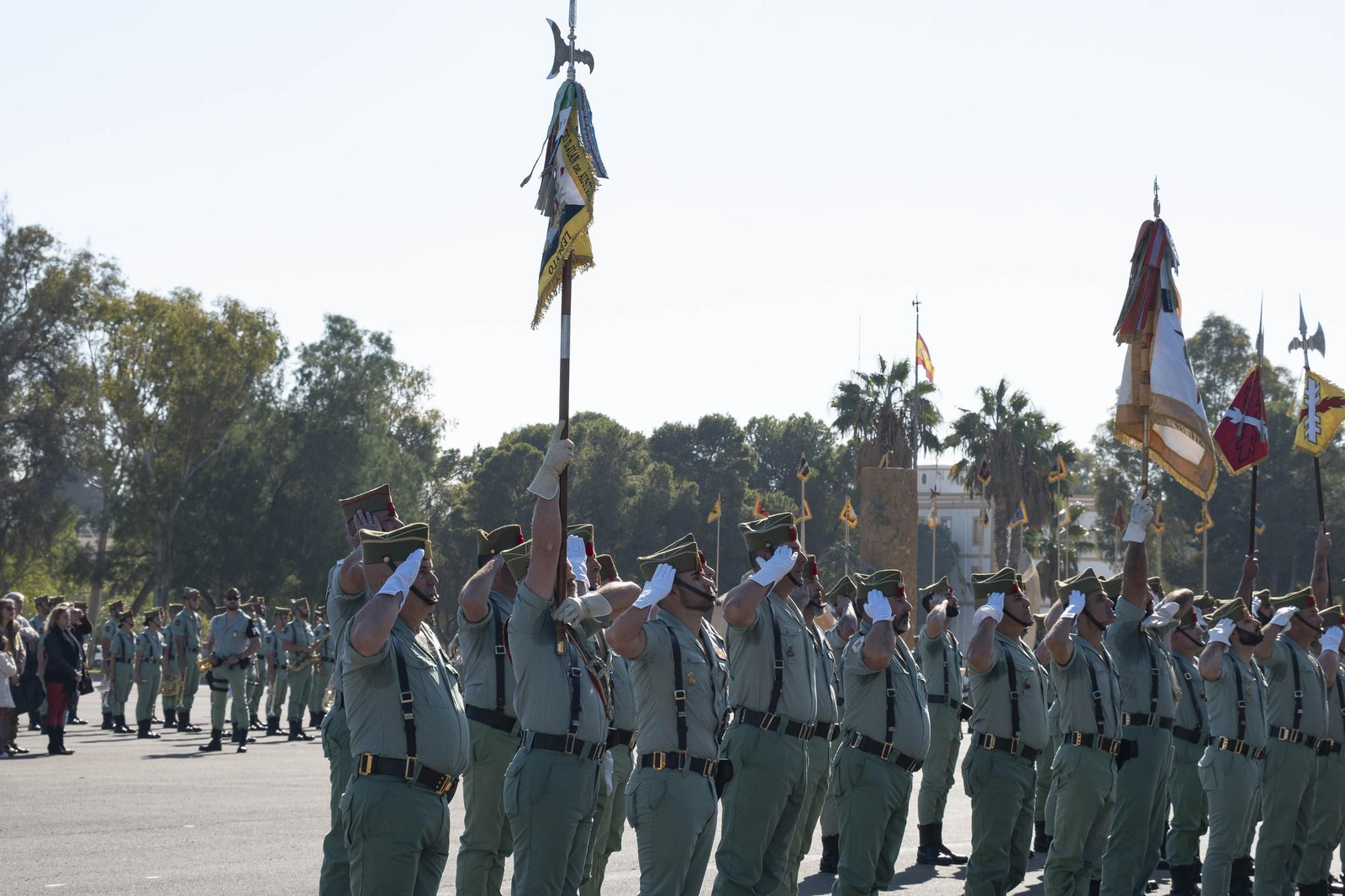 Así conmemora el día de la Inmaculada Concepción la Brigada de la Legión en Almería y despide al contingente que parte a Eslovaquia