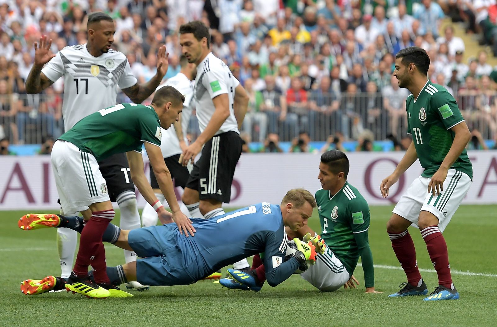 Las imágenes del Alemania-México