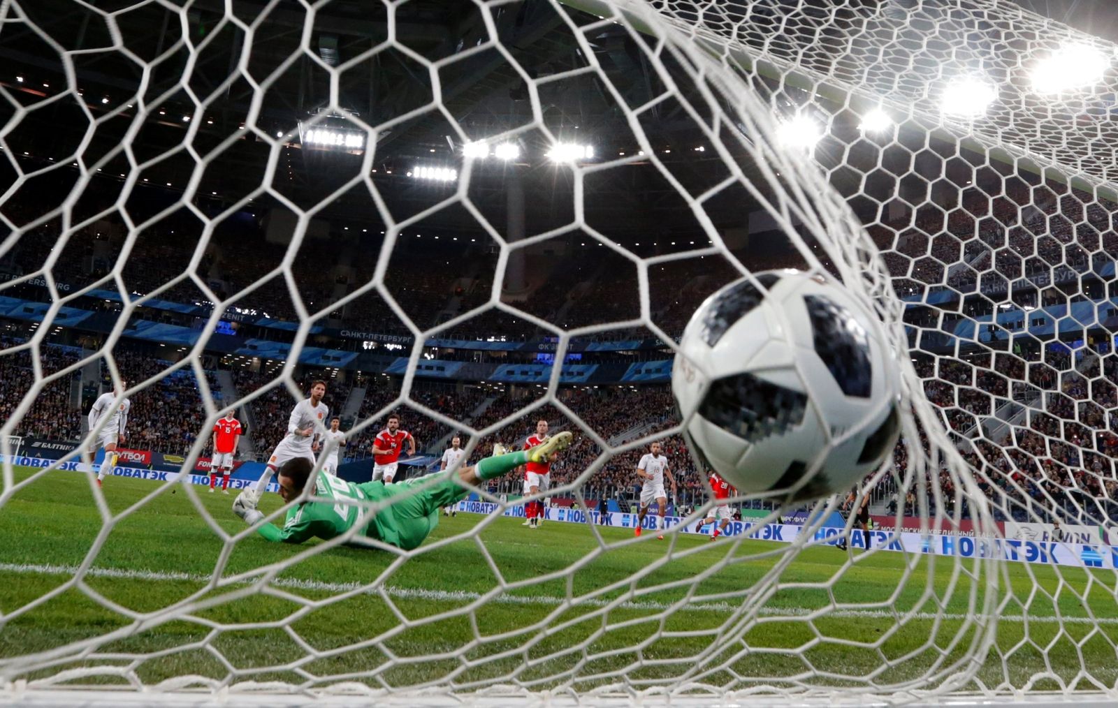 La galería del amistoso Rusia-España