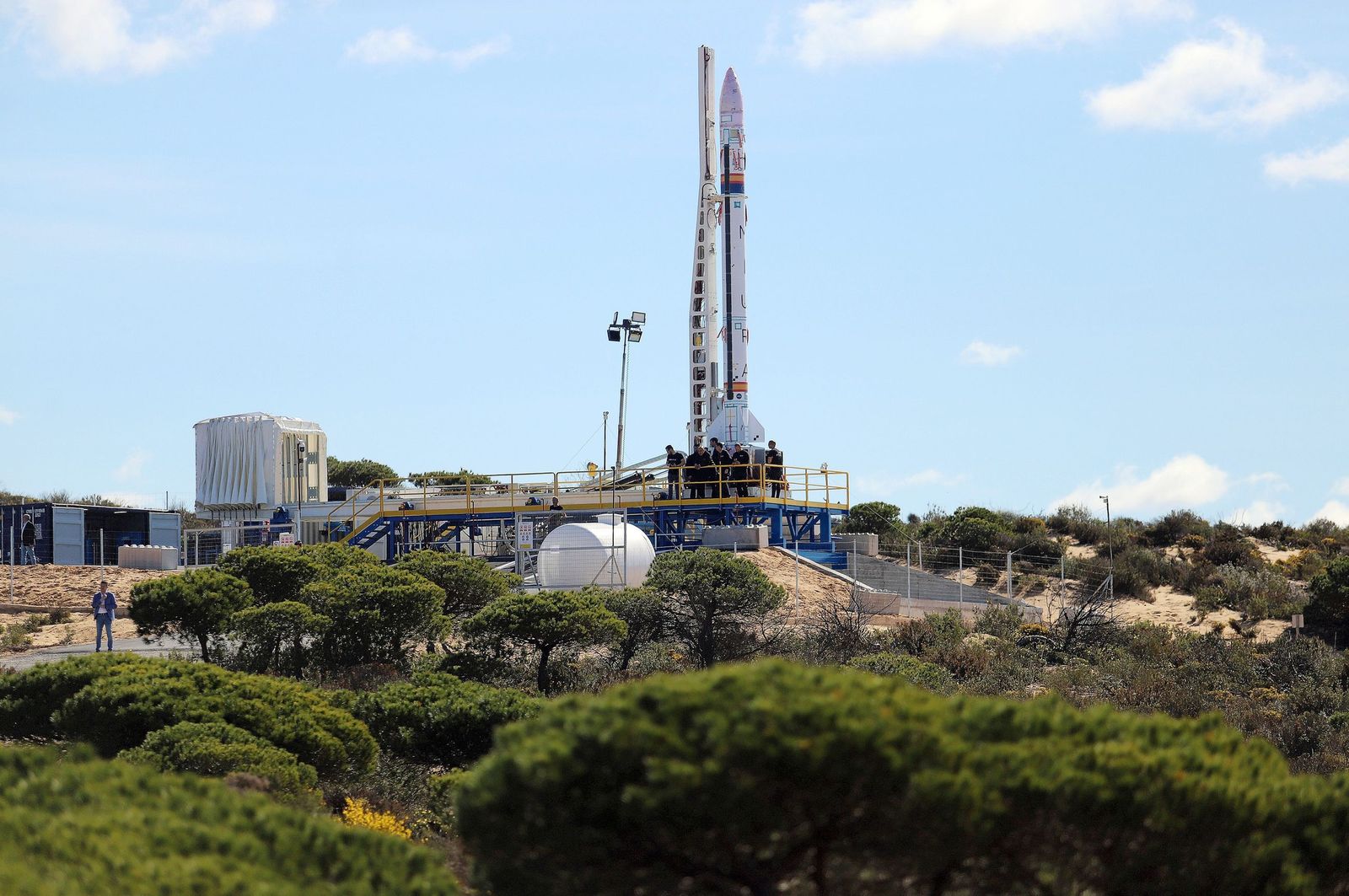 Cohete Miura 1, lanzaddo por PLD desde El Arenosillo, en Moguer (Huelva) en ocubre de 2023