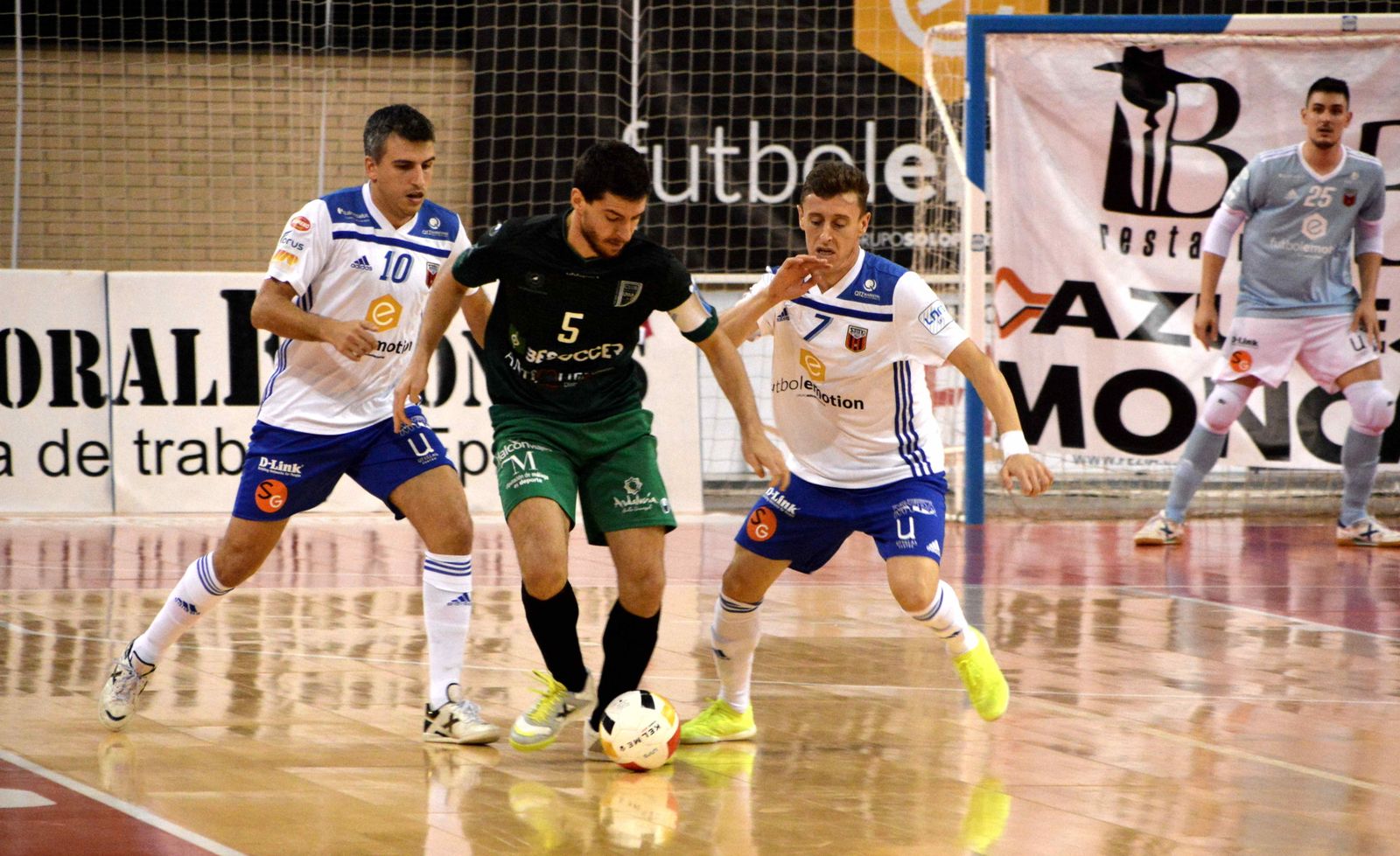 Una imagen del Zaragoza-Uma Antequera.