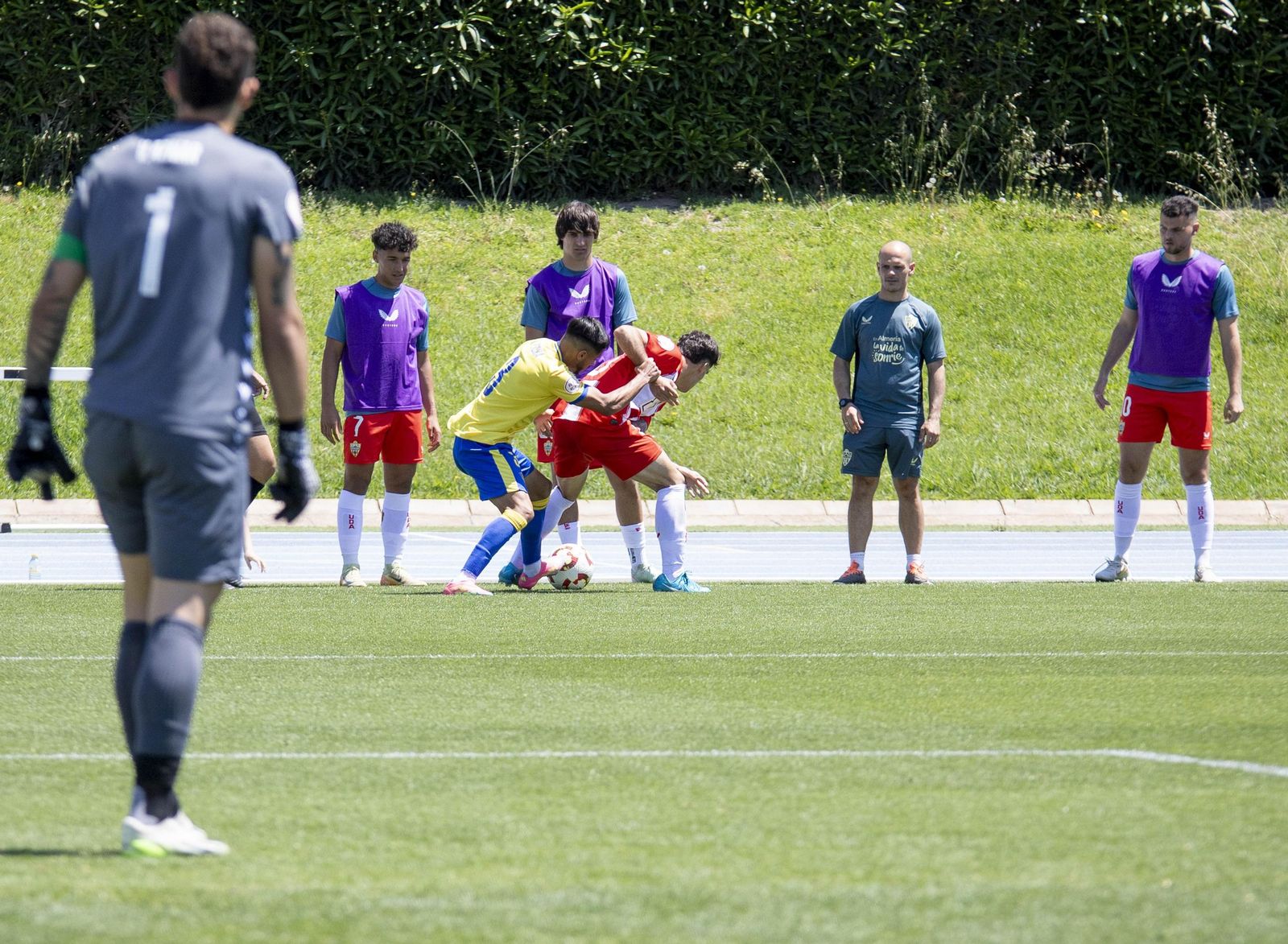 Partido de Segunda RFEF entre el Almería B y el Cádiz Mirandilla