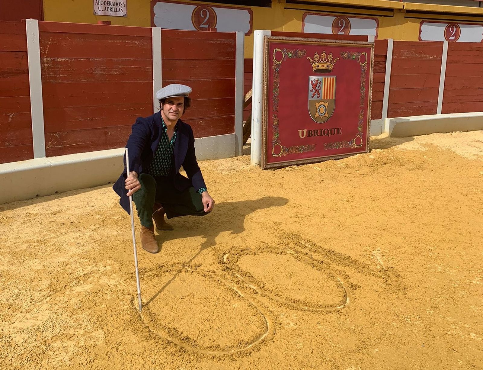 Morante de la Puebla, en la plaza de toros de Ubrique.
