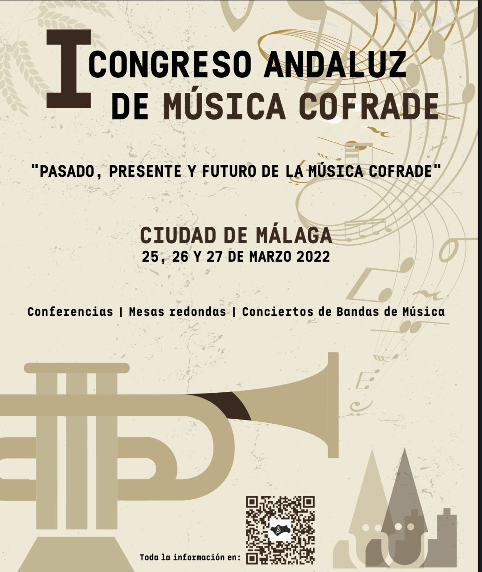 Cartel del I Congreso Andaluz de música