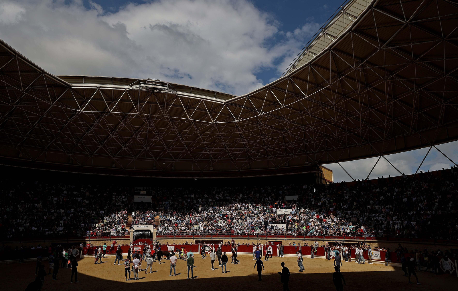 Las mejores fotos del Toro Embolao de Los Barrios 2024