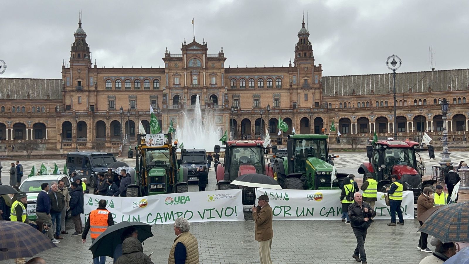 Tractorada en Sevilla