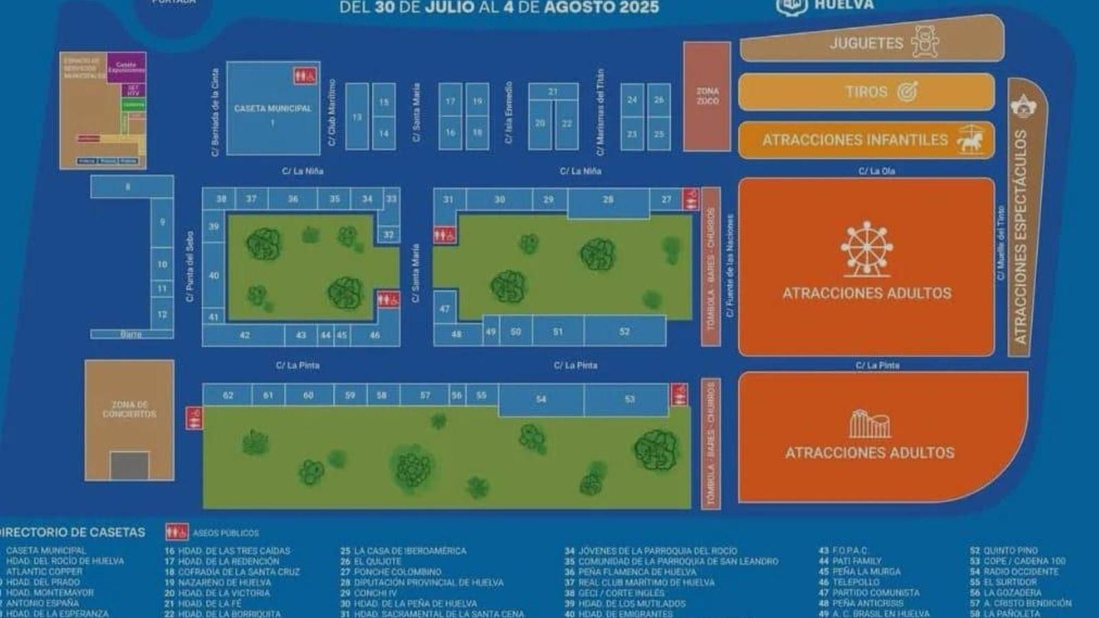 Plano del recinto.