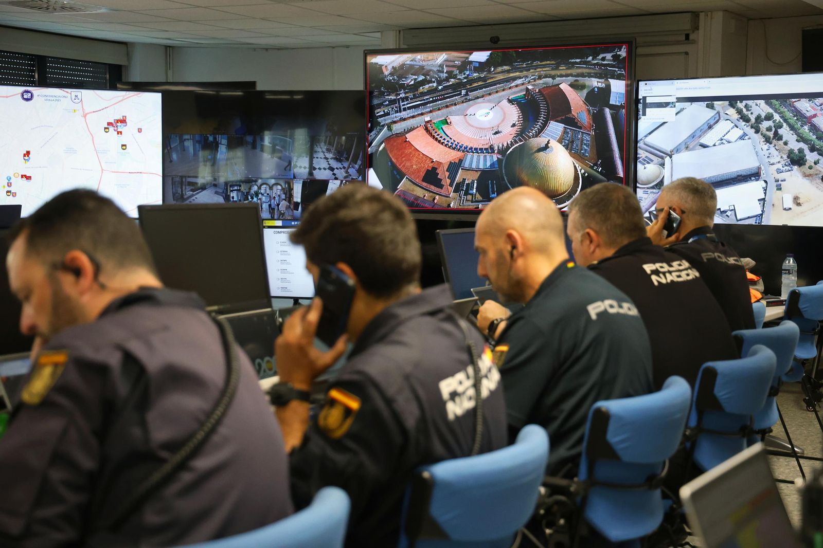 Centro de gestión de la Policía Nacional