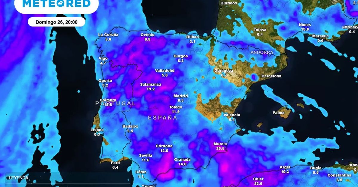 Aemet confirma la llegada de una dana que dejará lluvias en Cádiz entre ...