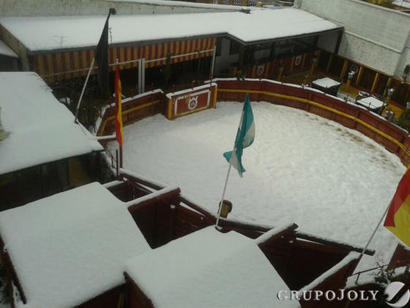 Nieve en Estepa./ Ángela Páez