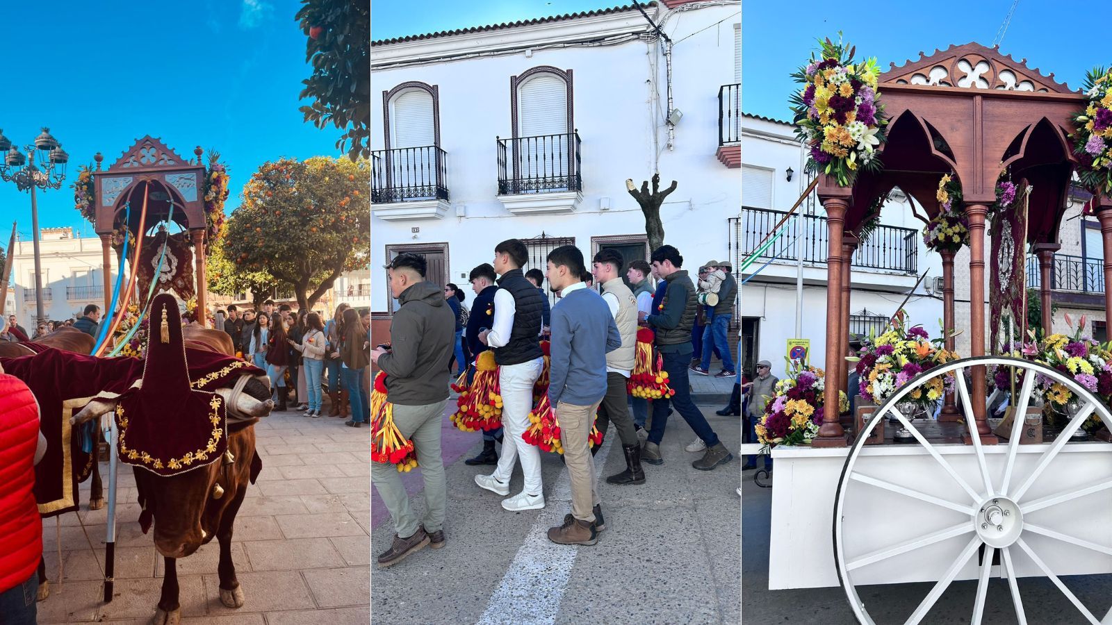 Camino hacia Clarines este sábado.