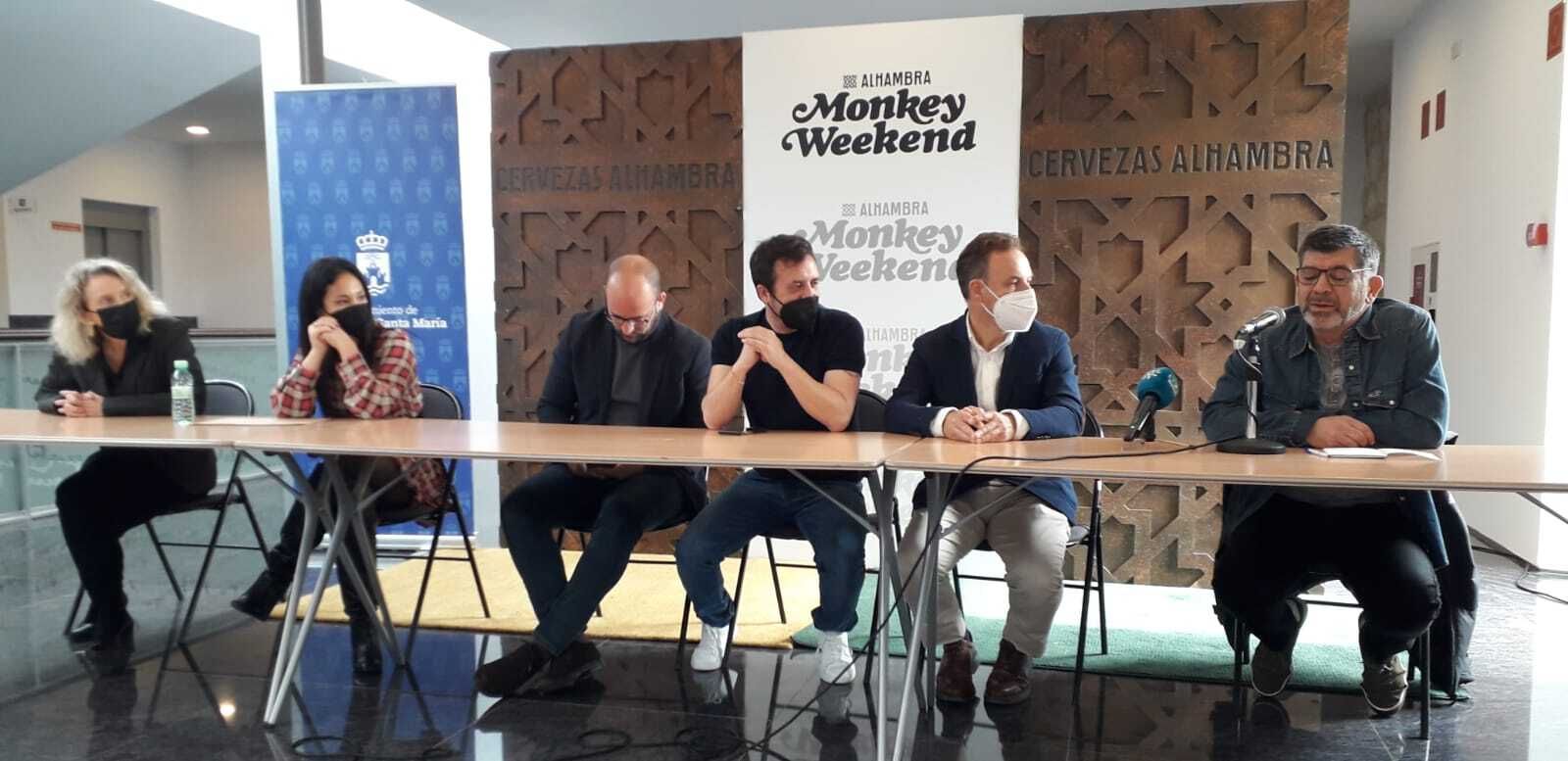 Una imagen de la presentación del Monkey Weekend en El Puerto.