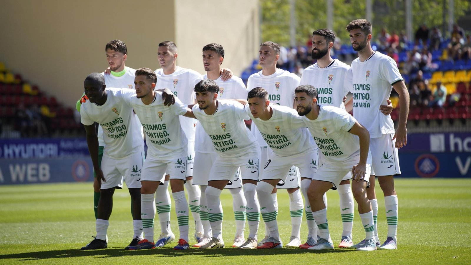 El once inicial del Córdoba CF ante el Andorra.