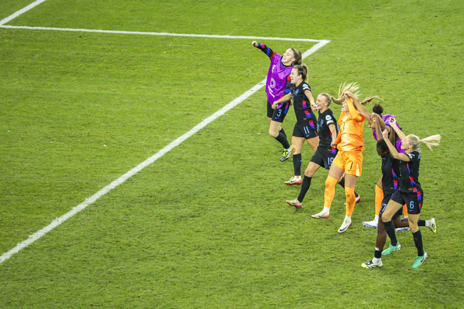 Las imágenes del Inglaterra-Italia