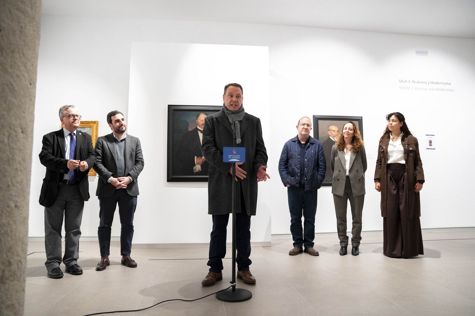 Fotogalería de la nueva obra de Zuloaga de la familia Cosentino en el MUREC