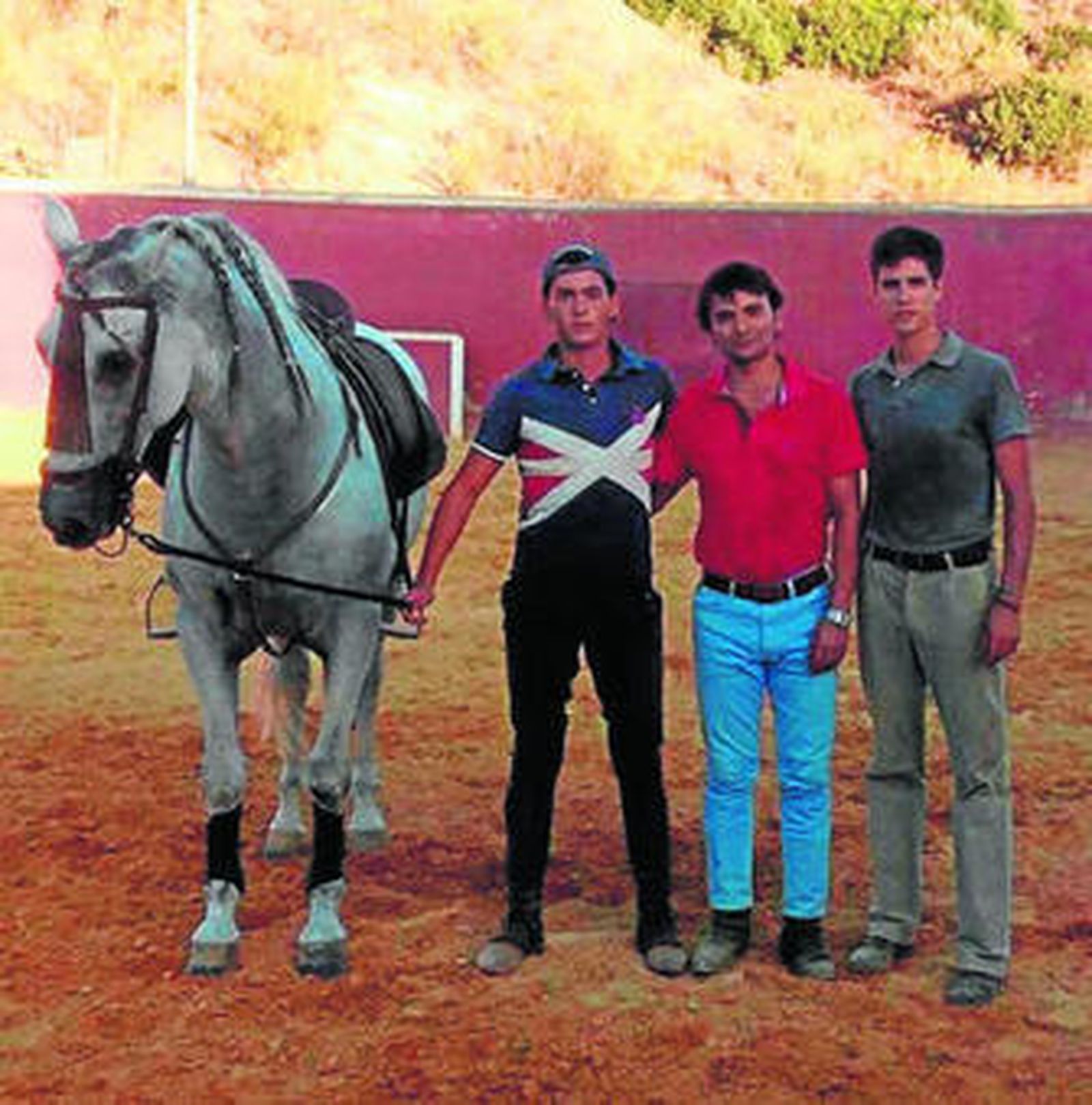 José Luis Sánchez Zambrano, Enrique Molina y Daniel Crespo, en El Navazo