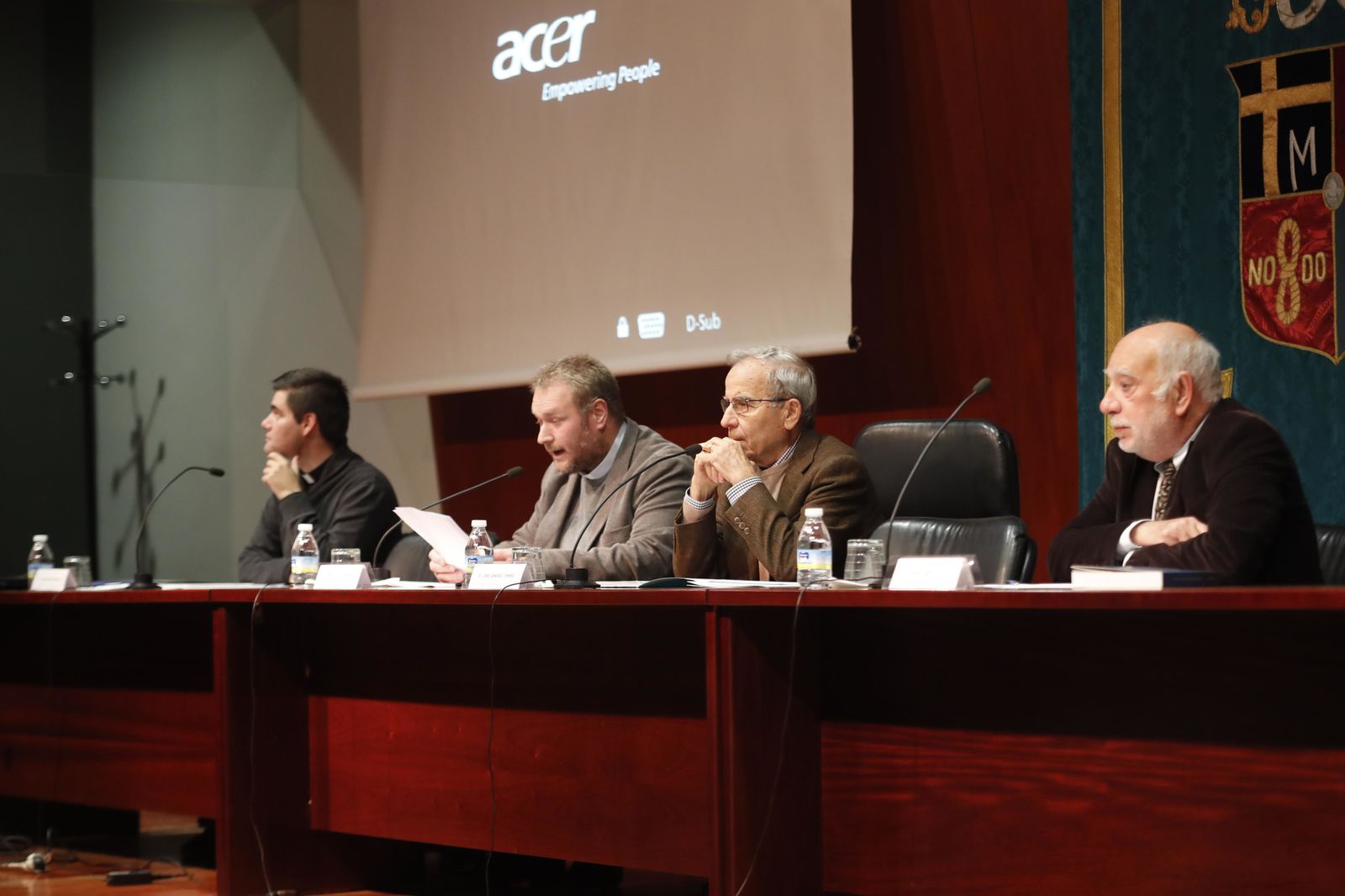 De izquierda a derecha, Juan Guzmán Ivanovich, Manuel Palma, José Sánchez Jiménez y Manuel Martín Riego.