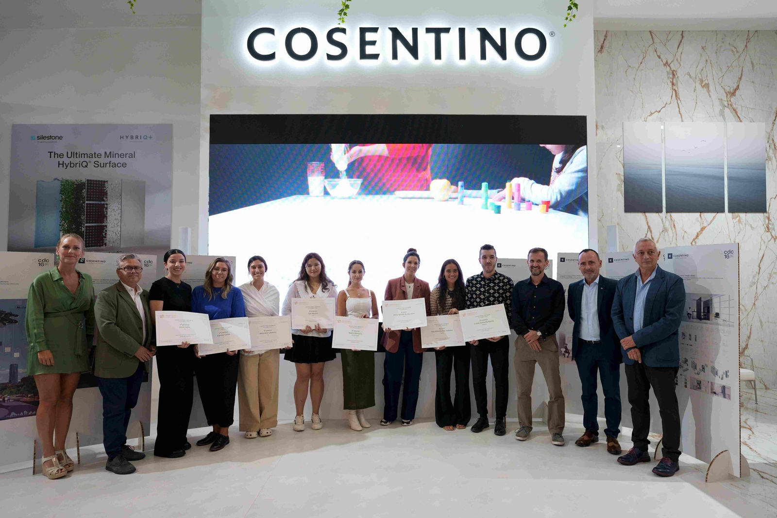 Stand de Cosentino.