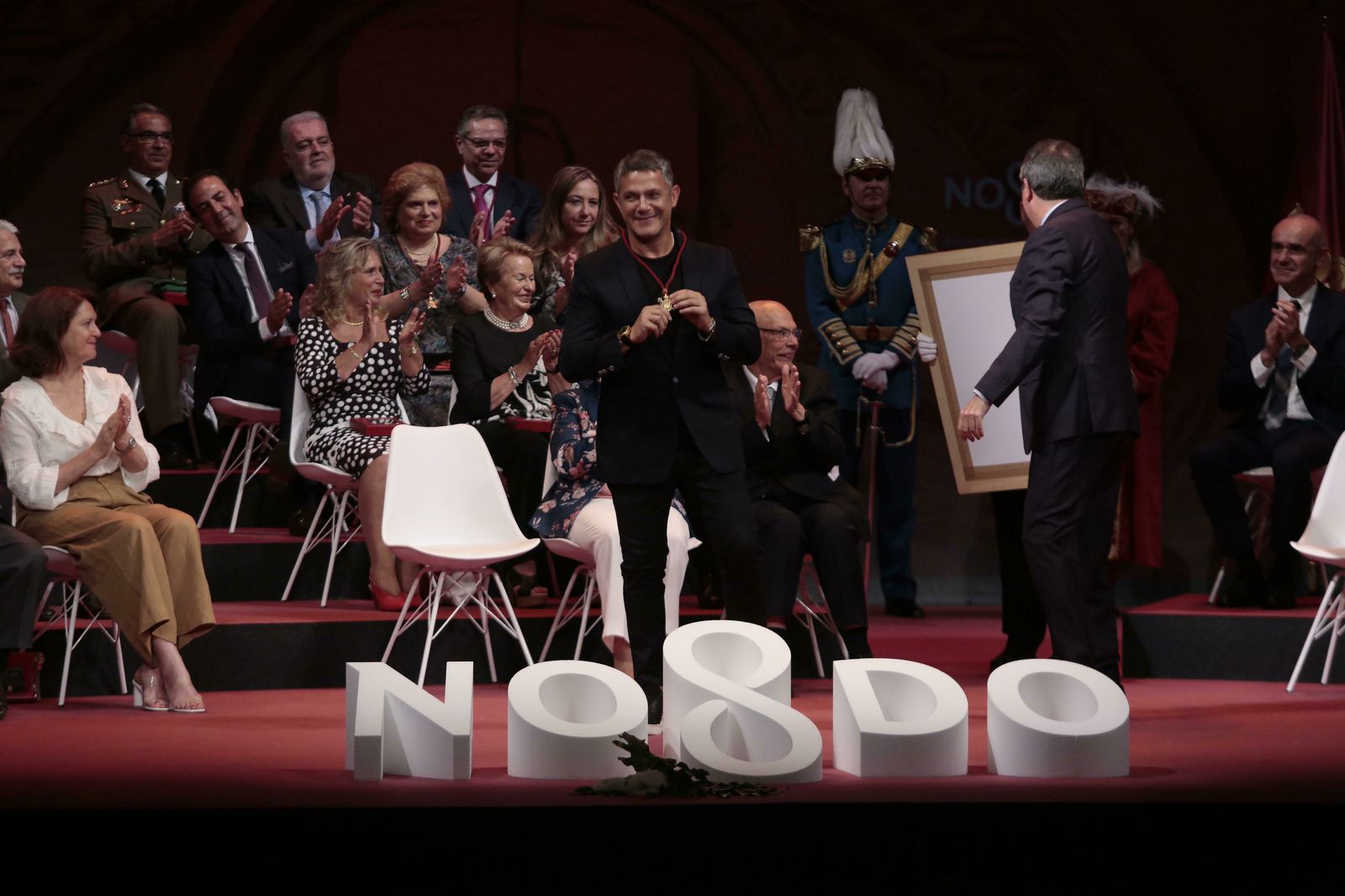 Entrega de las medallas de la ciudad el año pasado.