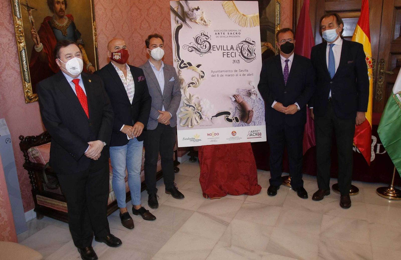 Presentación de la exposición 'Sevilla Fecit-21', que se celebrará en el Ayuntamiento.