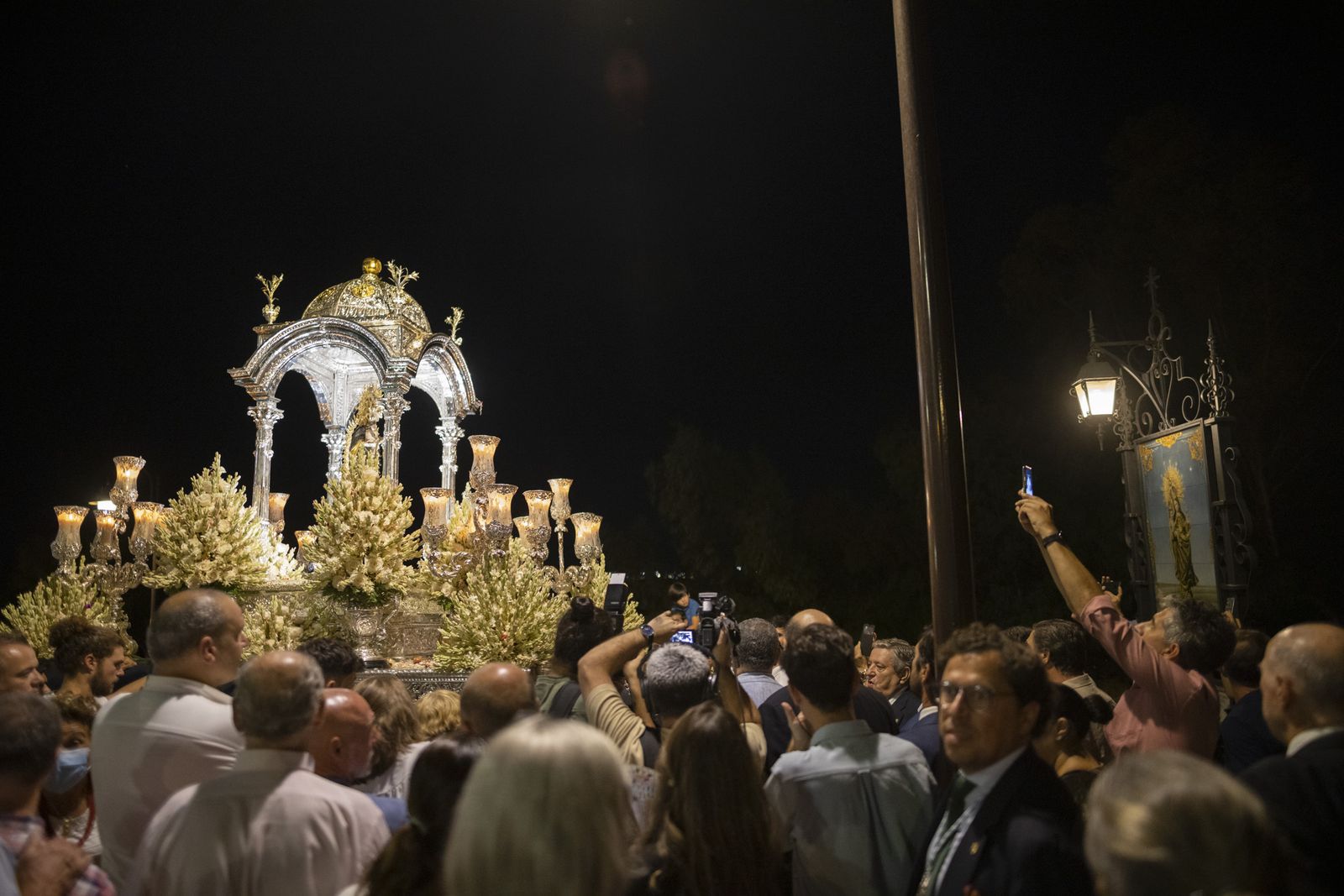 Imágenes de la recogida de la Virgen de la Cinta 2022