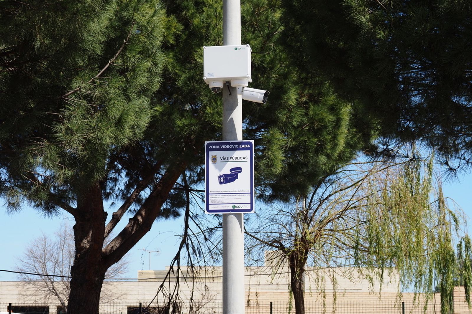Red de vigilancia de seguridad ciudadana en Palos de la Frontera.