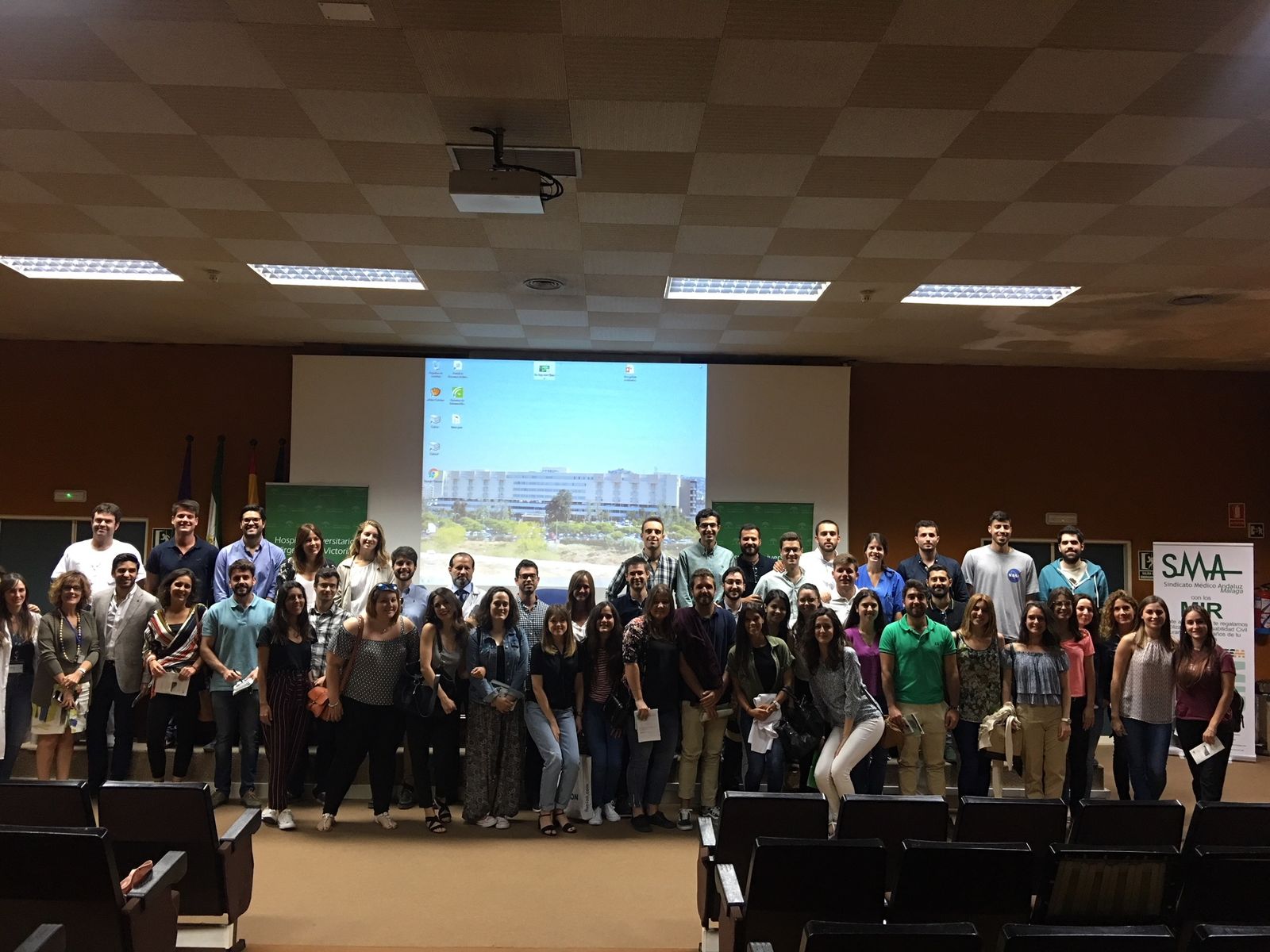 Los nuevos residentes que se incorporan al Hospital Clínico.