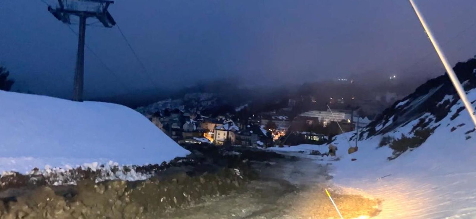 Daños provocados en Sierra Nevada debido a las lluvias de la borrasca Leonardo
