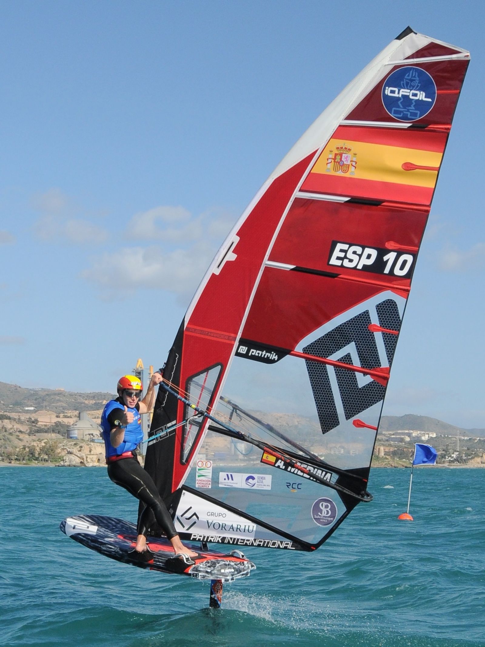 Antonio Medina, en acción.