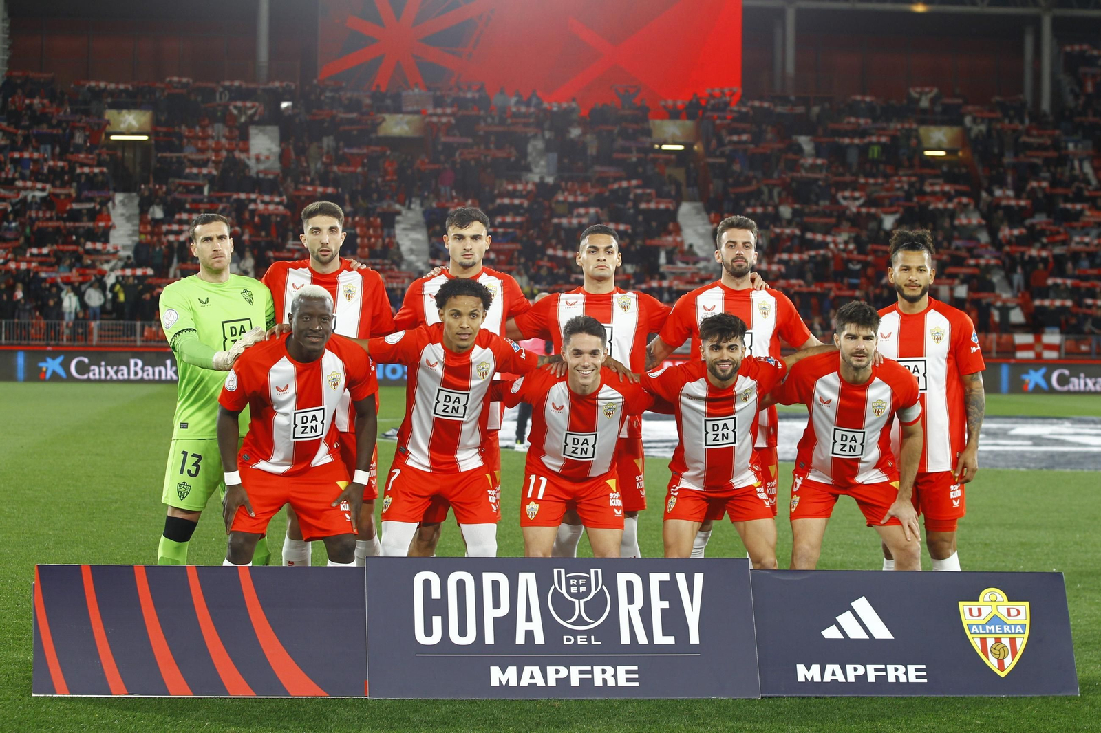 El partido U.D. Almería-C.D. Leganés de Copa del Rey, en imágenes