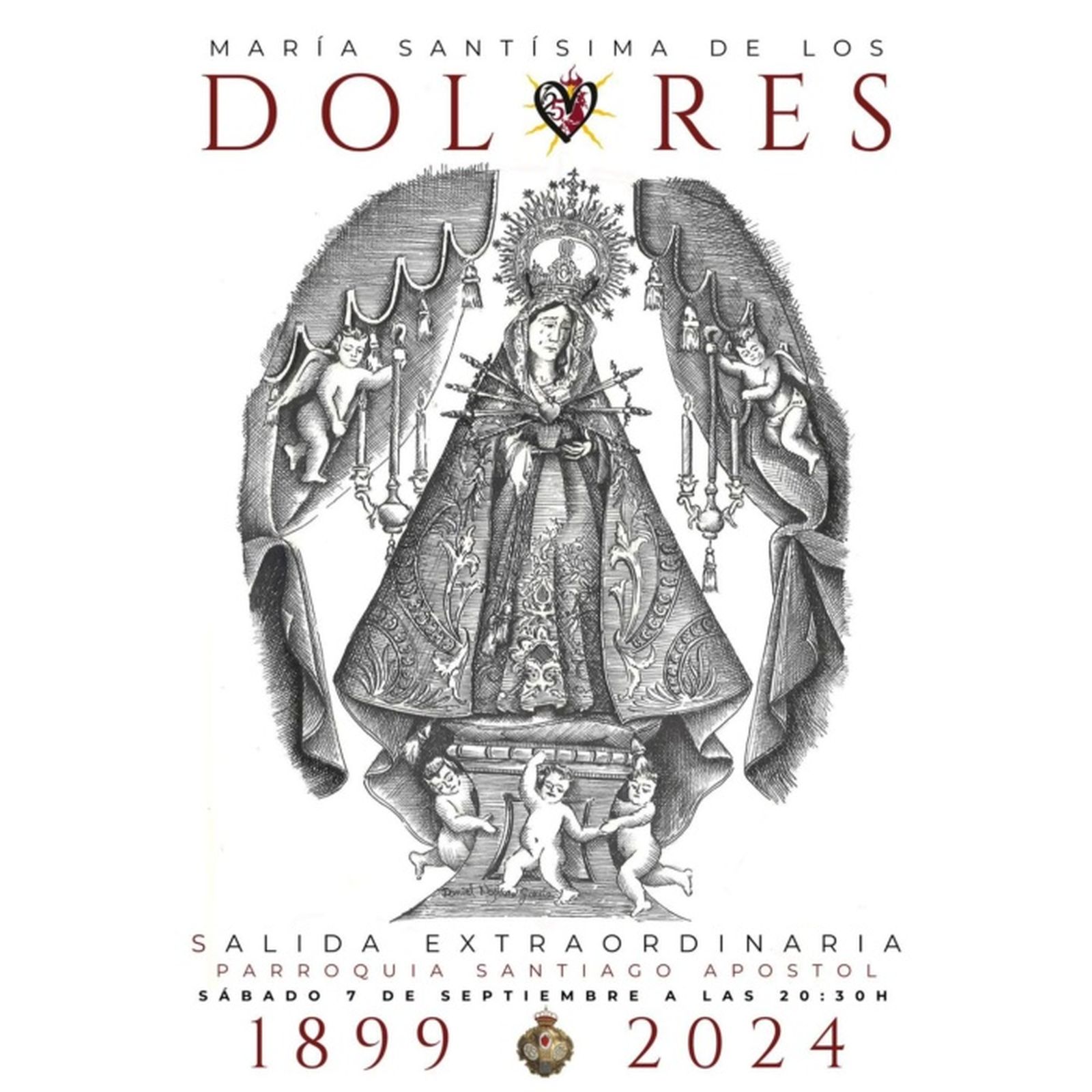 El cartel realizado por Daniel Nogeira García.