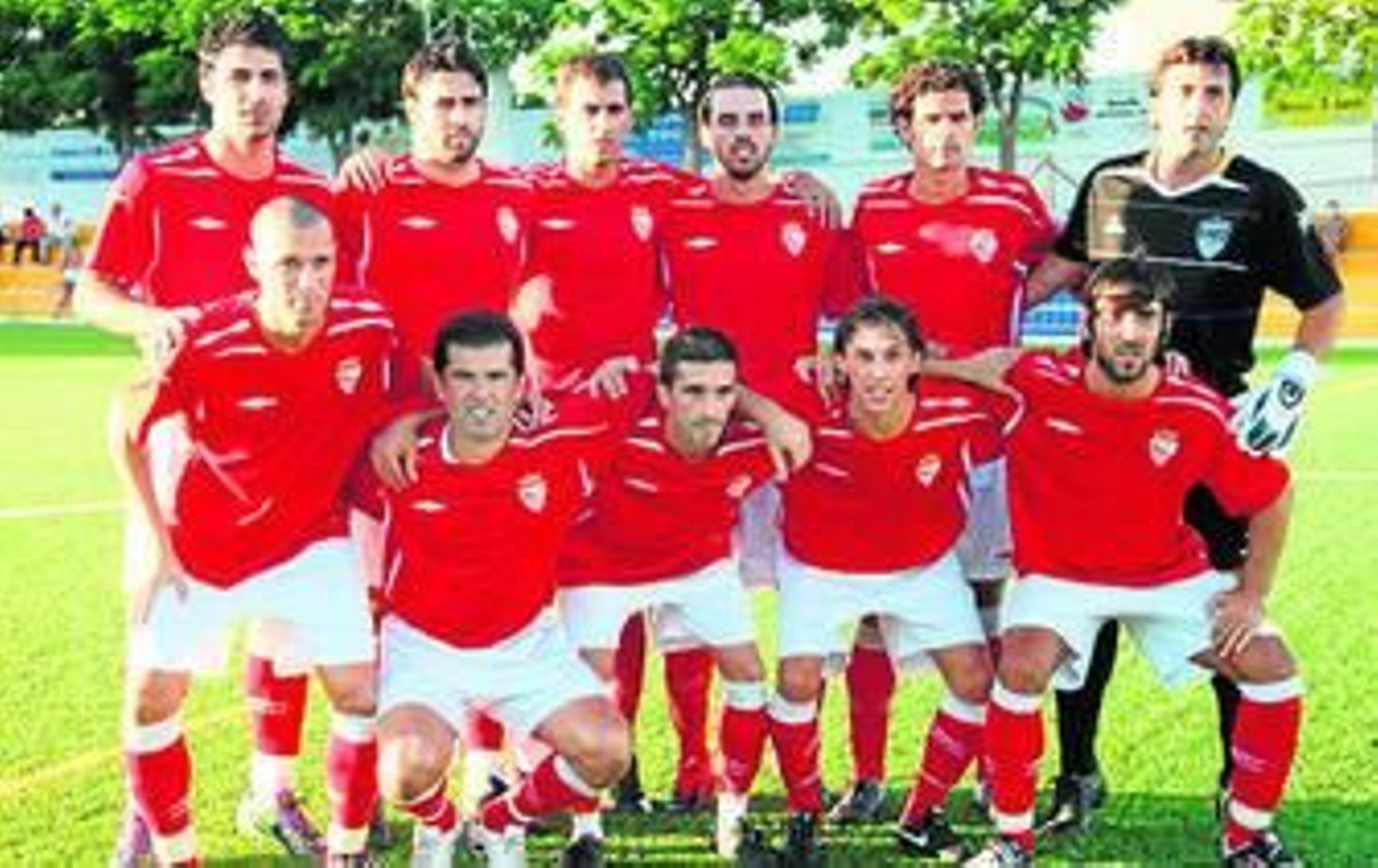 Una formación de esta temporada.