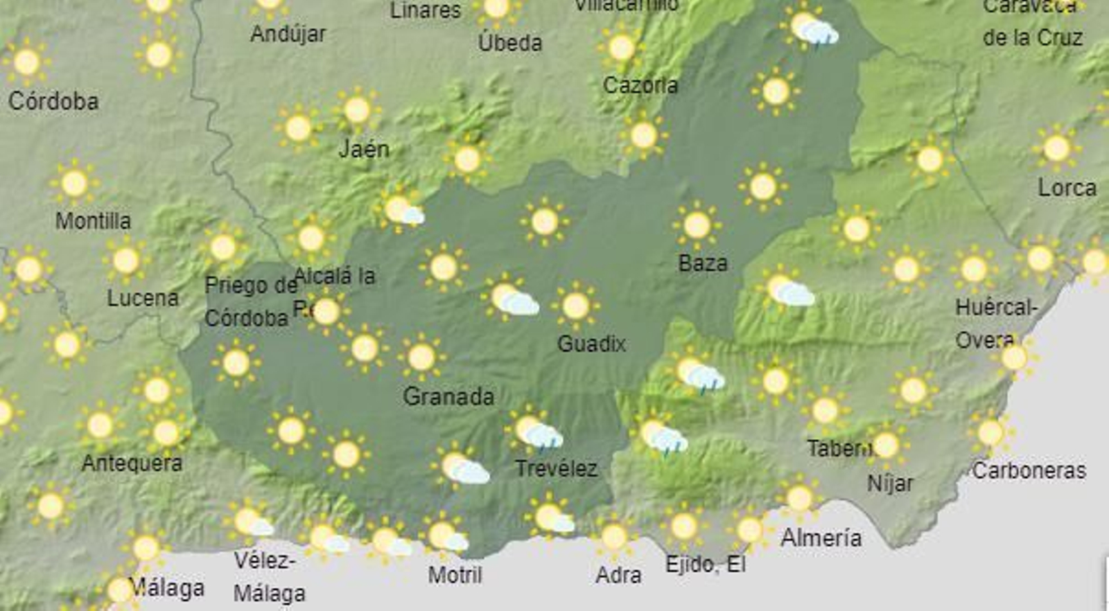 Tiempo en Granada | Agosto no echa el freno