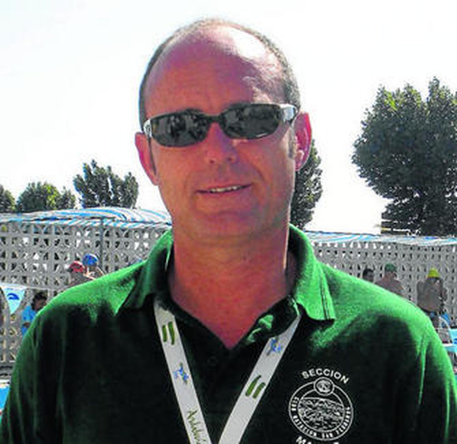 Carlos posa tras conseguir proclamarse campeón andaluz.