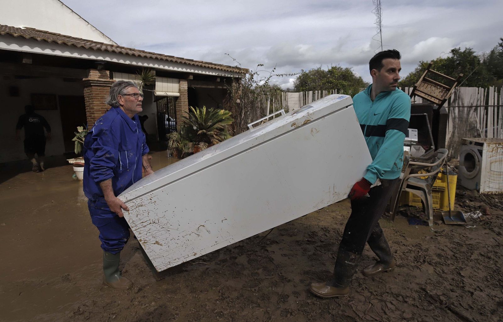 San Martín del Tesorillo después de la borrasca Marta, en imágenes