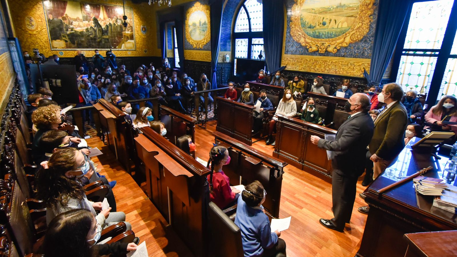 Las fotos del Pleno Infantil del Ayuntamiento de Algeciras