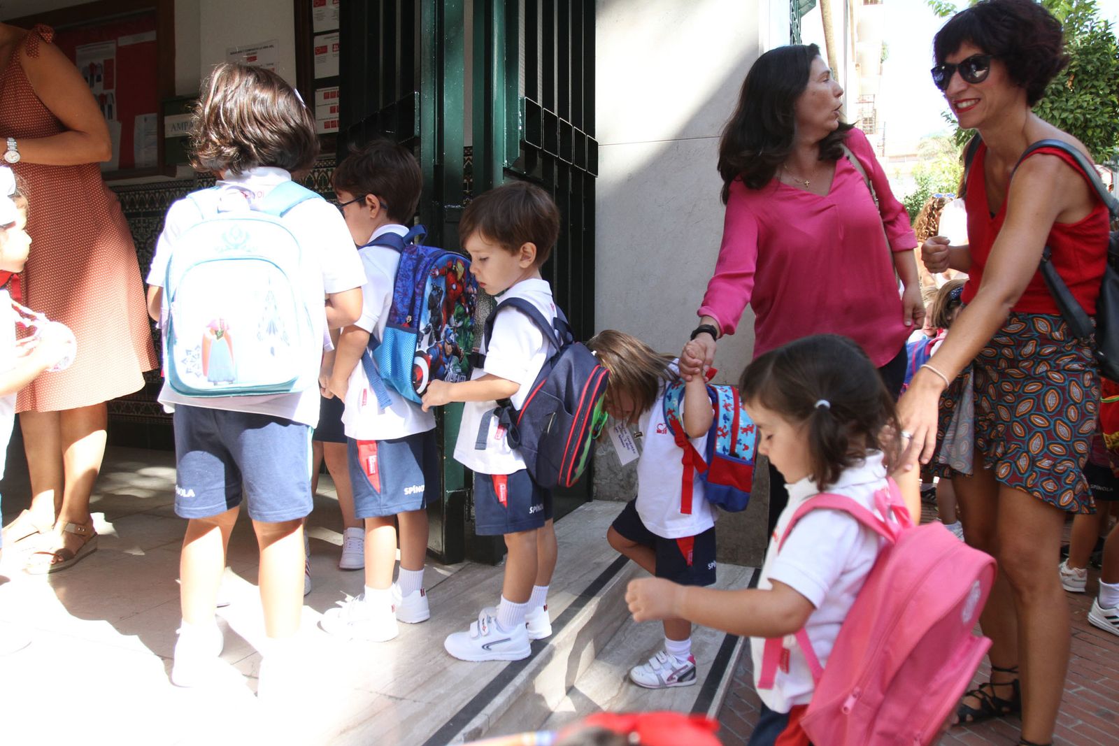 la vuelta al cole en los colegios de Huelva en Imágenes